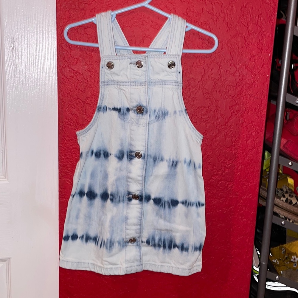 Gap toddler jean tie dye dress